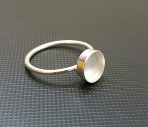 2025แหวน925ฝากลมสีเงินสเตอร์ลิงวงแหวนเปล่าขนาด3มม. 30มม. การตั้งค่าแหวนอัญมณีสำหรับการทำเครื่องประดับ - Product Image 4