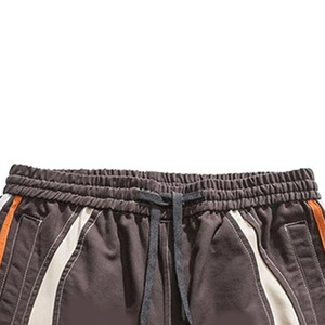 Short décontracté personnalisable Tissu extensible de qualité Bouton de broderie à motif solide Logo personnalisé pour le grappin - Product Image 5