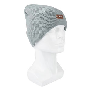 Gorro de invierno tejido unisex personalizado al por mayor | Gorro de lana cálido tejido suave elástico Ideal para deportes al aire libre y viajes - Product Image 6