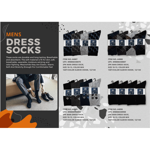 Breathable <b>Dress</b> Sock 44887-44890 Model - Product Image 1