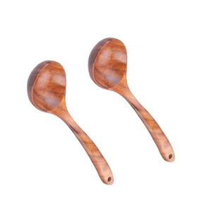 Unique Wood Soup Spoon Non Stick <b>Pot</b> Long Handle Cooking <b>Kitchen</b> <b>Utensils</b> Set Manufacture From India - Product Image 6