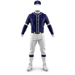Uniformes de baseball unisexes de bonne qualité, 100% coton, anti-UV, impression personnalisée, ensemble de vêtements de sport personnalisés, impression numérique - Product Image 5