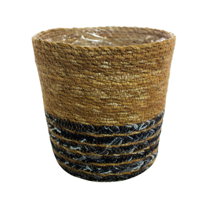Maceta de yute biodegradable multifuncional cosida para vivero, cesta para decoración del hogar, maceta de flores de Bangladesh para uso doméstico - Product Image 4