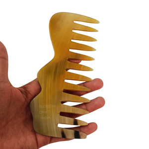 Natural Handmade Horn Comb Best Quality <b>Top</b> Selling Hair Grooming Tool Wholesale Supplier Durable - Product Image 3