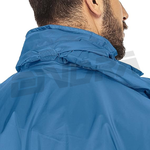 Chaqueta impermeable para hombre, abrigo ligero impermeable con capucha, impermeable para exteriores, cortavientos, chaqueta impermeable para viajes y senderismo - Product Image 2