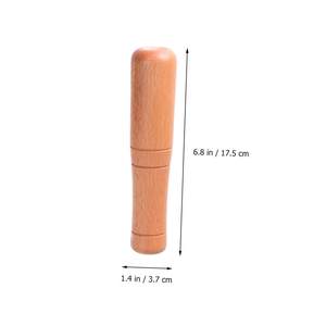 4 Uds triturador de ajo mármol Muddler Bar mezclador barman Muddler bambú Muddler tazón picadora de ajo gran mortero de madera medicina - Product Image 2