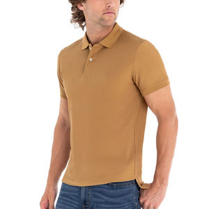 Polos pour hommes 100% respirant décontracté semi-formel évacuation de l'humidité Streetwear à manches courtes Golf Polo T-Shirt pour hommes - Product Image 2