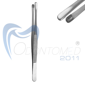 Pinces à tissus Debakey, instruments chirurgicaux manuels en acier inoxydable, pour chirurgie de base, Odontomed 2011 ODM-25-43F, certifiées CE - Product Image 2