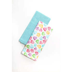 Pack of 2 Fancy Printed <b>Kitchen</b> <b>Towels</b> 100% Cotton Woven Reusable and Sustainable for Home or Travel for Hotels Restaurants - Product Image 4