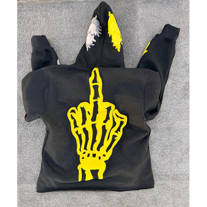 Sweat à capuche personnalisé imprimé bouffant surdimensionné pour hommes pull à capuche sweats mousse impression logo unisexe poids lourd à capuche vente en gros - Product Image 5