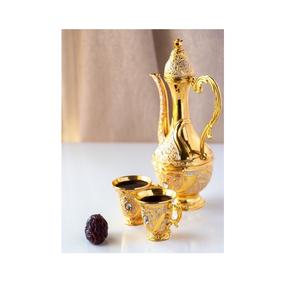 หม้อกาแฟทองเหลืองสลักคลาสสิกที่มีด้ามจับที่แข็งแรงเหมาะสำหรับร้านอาหารโรงแรมและมุมชาที่บ้าน - Product Image 3