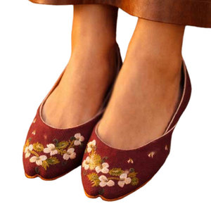 Khussa para Mujer de Color Sólido, Diseño Único, Antideslizante, Parte Superior de Yute, Suela Antideslizante, Alta Calidad, Venta Directa de Fábrica - Product Image 1