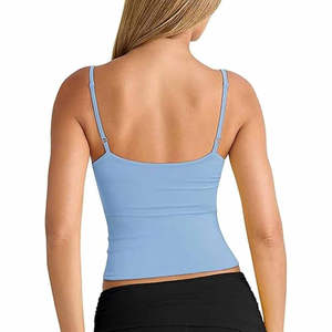 Camiseta sin Mangas de Alta Calidad para Mujer, Camiseta de Algodón y Poliéster en Oferta, Camiseta sin Mangas de Algodón para Gimnasio, Camiseta sin Mangas para Mujer - Product Image 2