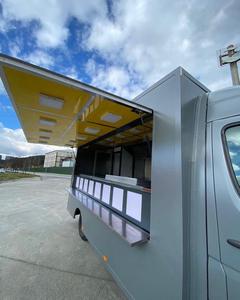 Camión de Comida de 5.8m, Acero Inoxidable, Furgoneta de Catering Motorizada, Vehículo de Servicio al Aire Libre, Compartimentos Aislados, Espacio de Preparación, Suministro de Fábrica - Product Image 2