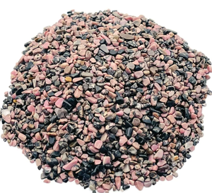 Meilleure qualité Offre Spéciale en vrac de puces de Rhodonite naturelle, de pierres précieuses, de cristal Semi-roulé, de cristal en vrac pour cadeau - Product Image 4