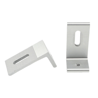 Support de fixation réglable en acier inoxydable pour panneaux solaires sur toiture en tuiles, pour système de montage photovoltaïque