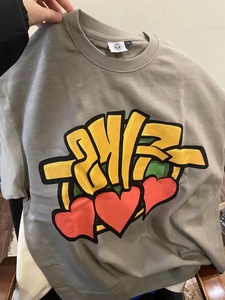 เสื้อยืดผ้าฝ้ายเทอร์รี่100% พิมพ์ลายสำหรับคลับมืออาชีพเสื้อยืดขนาดใหญ่โอเวอร์ไซส์สำหรับผู้ชาย - Product Image 3