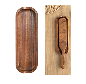 Cuchara de madera rústica, soporte para cubiertos de cocina, organizador, 1 compartimento, diseño de utensilios de cocina de madera - Product Image 6