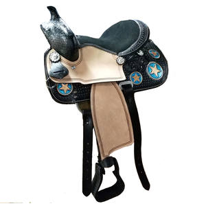 Vente en gros de selle synthétique pour l'équitation de style occidental avec logo de couleur personnalisé à usage équestre - Product Image 2