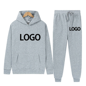 Chándal con capucha para hombre y mujer, sudaderas con capucha y pantalones para correr, traje deportivo informal de alta calidad - Product Image 4