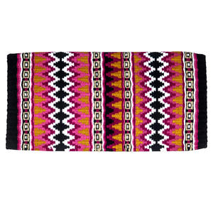 Precio al por mayor, superventas: Manta de silla de montar ASHMIRA EQUESTRIAN de lana de Nueva Zelanda multicolor estilo occidental para equitación - Product Image 1