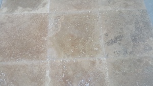 Baldosas de Travertino Nogal Pulido Relleno de Piedra 20x20cm para Exteriores, Duraderas para Jardín y Caminos, Fabricadas en Turquía para Hoteles y Villas - Product Image 6