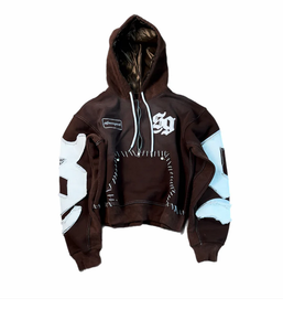 Sudadera con Capucha Estilo Urbano para Hombre, 100% Algodón, Personalizada, con Bordado Inverso del Fabricante, Estilo Vintage, con Cremallera y Estampado - Product Image 4