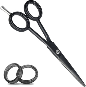Tijeras de precisión para recortar la barba, para uso en barberías y salones de belleza. Tijeras para cortar la barba y dar forma al vello facial. - Product Image 4
