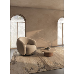 Alfombra de Lana Entrelazada a Mano Entropy Ivory, Alfombra Rectangular de Gran Tamaño con Patrón Abstracto para Sala de Estar, Reb-13001 Hecha a Mano - Product Image 6