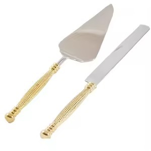 Ensemble de serveur de gâteau en métal de style créatif couteau à dessert durable vaisselle de fête de mariage outil de pâtisserie de vaisselle de cuisine - Product Image 5