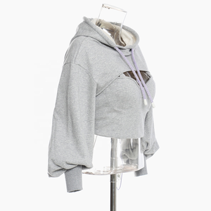 Sudadera Unisex Extra Grande de Invierno, Estilo Casual Urbano, Bordada, con Estampado Personalizado Digital, Forro Polar Suave, Cordón Ajustable - Product Image 2