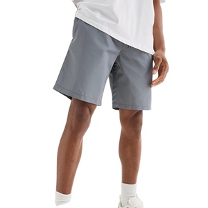 Pantalones Cortos de Lino/Algodón de Alta Calidad para Hombre, Transpirables, Estilo Urbano, Diseño Personalizado al por Mayor, Patrón Sólido, Corte Regular - Product Image 5