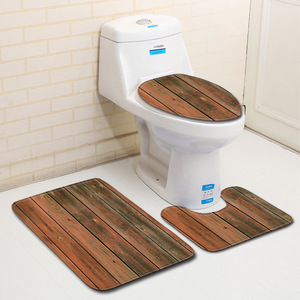 Custom Printed Bath <b>Mat</b> <b>Bathroom</b> Rug <b>Set</b> for <b>Bathroom</b> Non-Slip Shower Curtain Bath <b>Mat</b> - Product Image 5