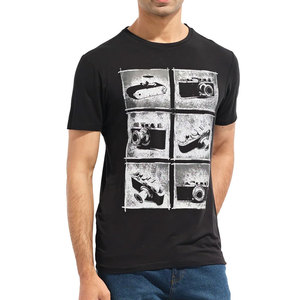 Camisetas de gimnasio de talla grande de alta calidad para hombre, diseño personalizado, cuello redondo elegante hecho de poliéster/algodón, camiseta en blanco - Product Image 1