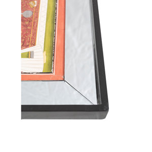 Tapiz de Pared de Tela de Algodón Verde con Arte Pichwai, Estilo Bohemio, Ecológico, para Decoración del Hogar, Nórdico, para Exteriores, con Cuerda y Metal - Product Image 3