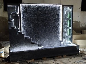 Mini fontaine murale en pierre de granit pour la maison, les hôtels, les jardins extérieurs. - Product Image 2