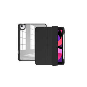 Étui Folio Transparent pour iPad Air 11 2025-SAFA Nort Smart Stand Cover-Rose - Product Image 2