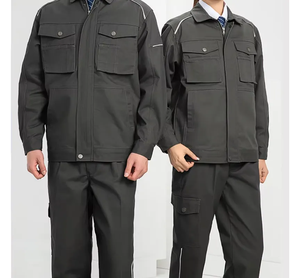 Overol reflectante de alta visibilidad personalizado, 100% algodón, ropa de trabajo de seguridad, uniforme industrial OEM, mono de seguridad de la mejor calidad - Product Image 2