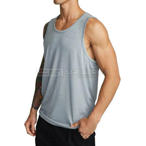 <b>Men</b> Gym <b>Singlet</b> High Stretch Durable High Quality Cotton Spandex Workout Tank Top <b>singlet</b> custom gym <b>singlet</b> OEM fitness apparel - Product Image 5