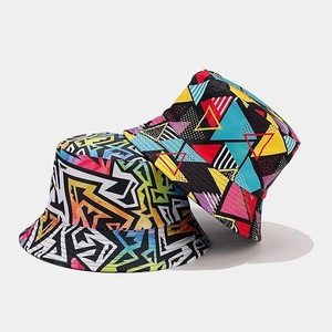 New arrival Good Quality Custom <b>Your</b> Pattern All Over Print Bucket Hats Comfortable Cotton Sun Hats Made in Bangladesh - Product Image 3