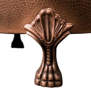 Baignoires et bains à remous en cuivre martelé personnalisés de qualité à l'exportation en métal pur pour salle de bains - Product Image 4