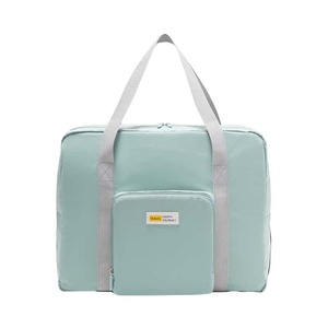 Weikani Mint Green Softback <b>Duffel</b> <b>Bag</b> 25L Foldable Zipper Closure Unisex Polyester Hiking Travel <b>Bag</b> - Product Image 1