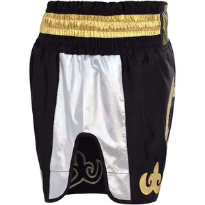 Superventas alta calidad 100% poliéster Muay Thai sublimación corta impresión MMA Kick Boxing compresión artes marciales desgaste - Product Image 3