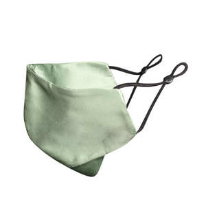 Suministro de fábrica Invierno cálido transpirable doble capa sombreado simulación mujeres invierno fino protector solar Máscara de seda - Product Image 2