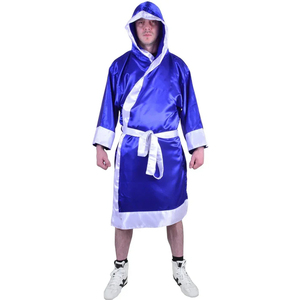 Bata de boxeo de calidad superior más vendida para hombres y mujeres, bata de boxeo transpirable de secado rápido, satén Verde Negro, bata de boxeo para adultos con logotipo personalizado - Product Image 1