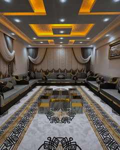 Sièges au sol orientaux, canapé ethnique, canapé Majlis arabe, canapé de style ottoman, ensemble Jalsa arabe, sièges au sol orientaux de luxe - Product Image 1