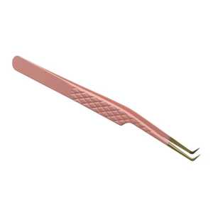 Pinzas Profesionales para Pestañas de Acero Inoxidable Negro de 45 Grados con Logotipo Personalizado, Herramientas para Extensión de Pestañas (Precisión y Durabilidad) - Product Image 3