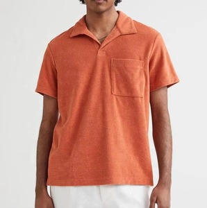 2025 Custom Logo Embroidered 100% Organic Cotton Men's <b>Polo</b> <b>Shirt</b> Oversized Jersey Casual Printed Basic Design - Product Image 1