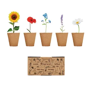 Kit de culture de fleurs écologiques avec outils promotionnels - Product Image 5
