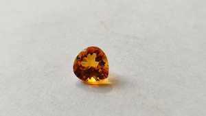 Prêt à Expédier en Forme de Coeur à Facettes Lâche 3mm-12mm Citrine Semi-Précieuse Couleur Supérieure de l'Inde Source Naturelle - Product Image 5